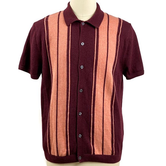 Button up knit polo Clearance